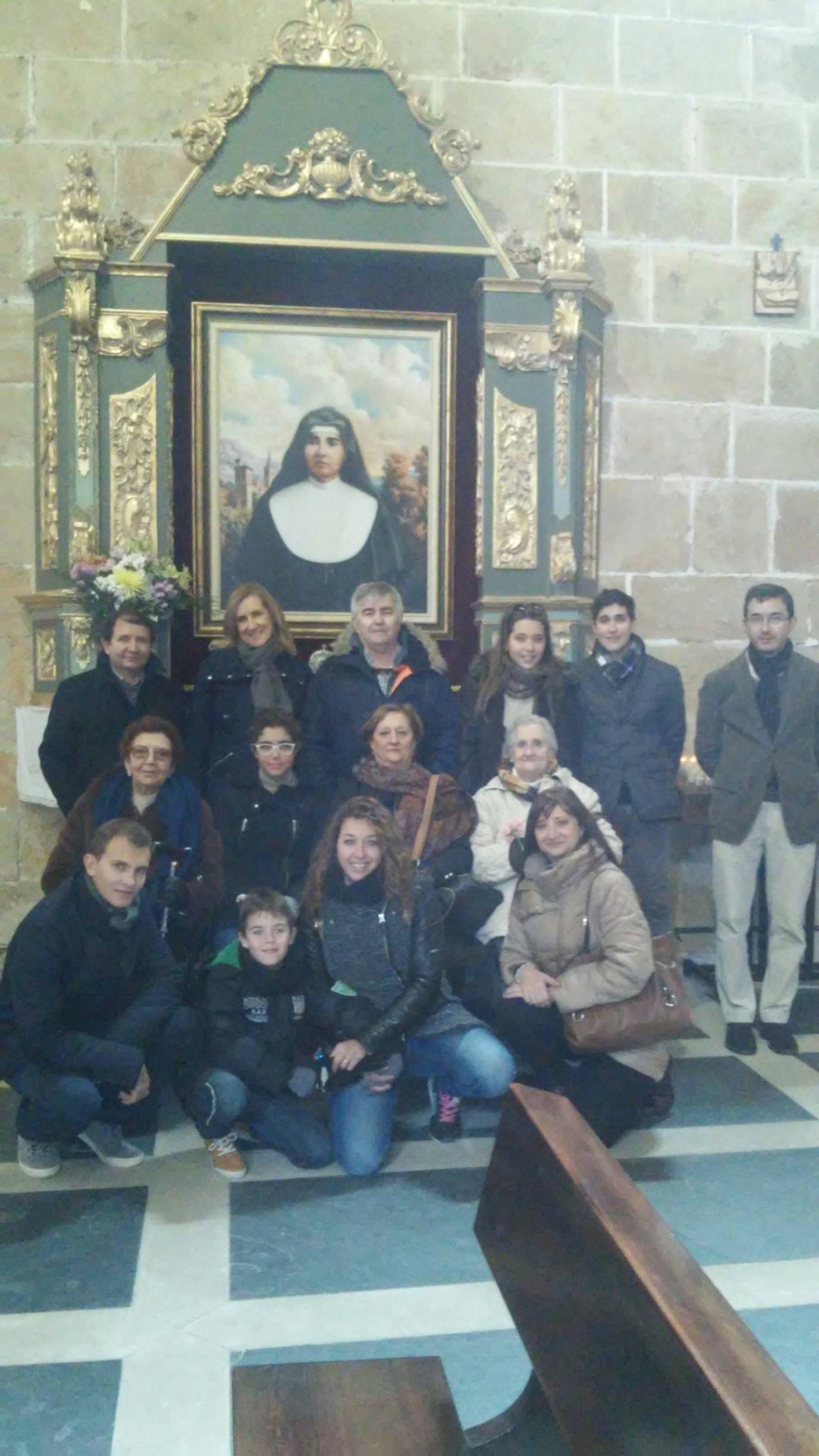 Devotos sevillanos visitan Cantalpino para conocer el lugar donde nació la Beata Eusebia Palomino.