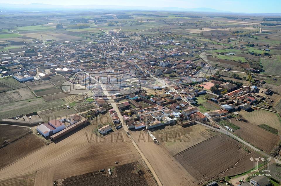 El privilegio de ver Cantalpino desde el cielo